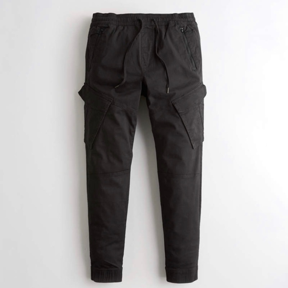 Guys Black Skinnt Jogger